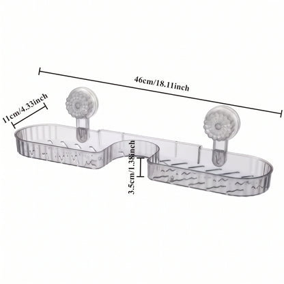 Wall Mounted Suction Storage Shelf