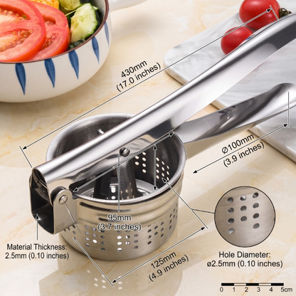 Stainless Steel Manual Potato And Juice Squeezer