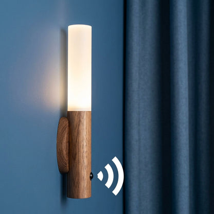 Rechargeable Wooden Magnetic Motion Sensor Light