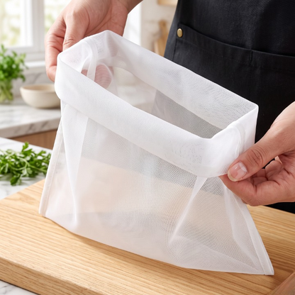 Reusable Kitchen Food Straining Filter Bag