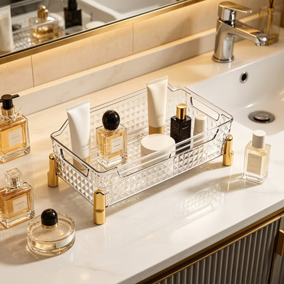Luxury Acrylic Glacier Makeup Organizer