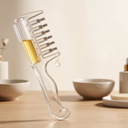 2-In-1 Hair Oil Applicator Comb