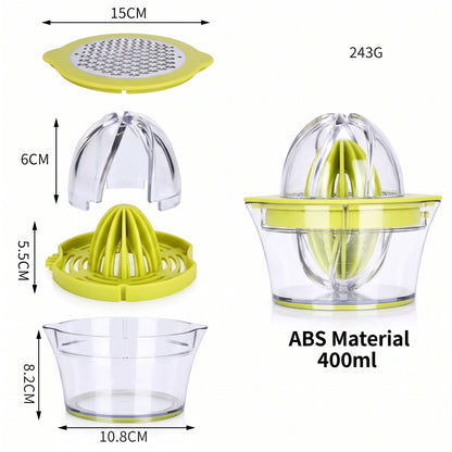 4 In 1 Manual Juicer With Grater