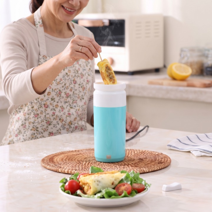 Electric Automatic Egg Rolling Cooking Machine