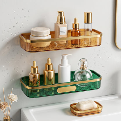 Wall Mounted Acrylic Bath Shelf