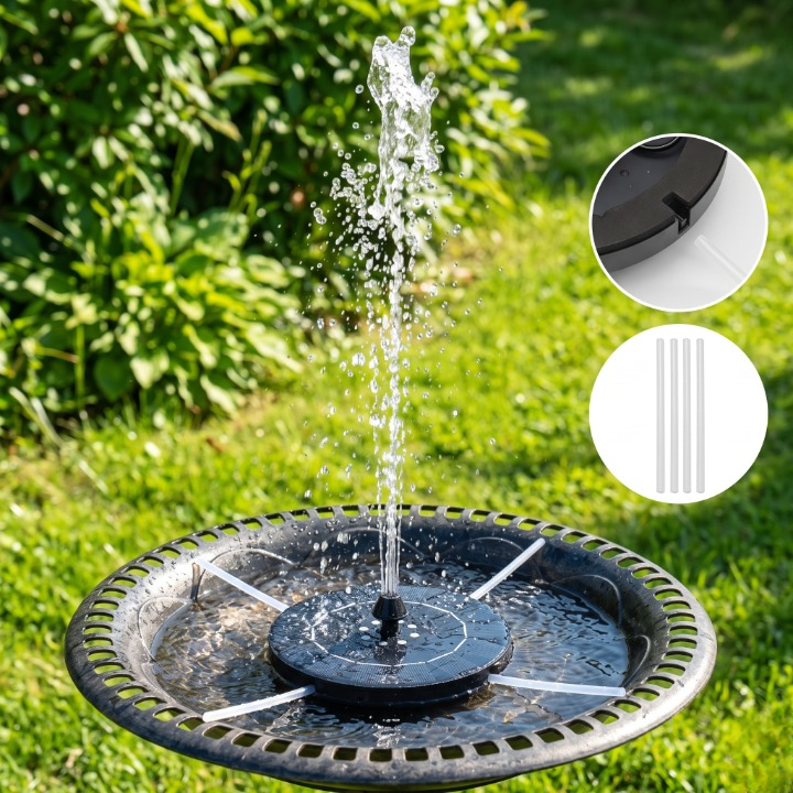 Automatic Solar Powered Water Fountain