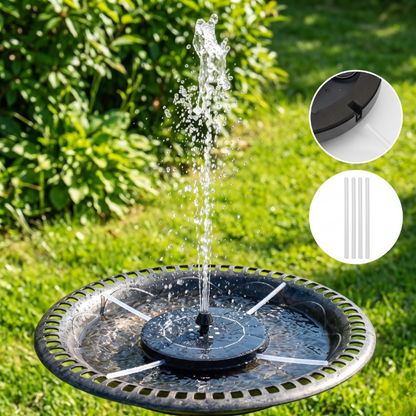 Automatic Solar Powered Water Fountain