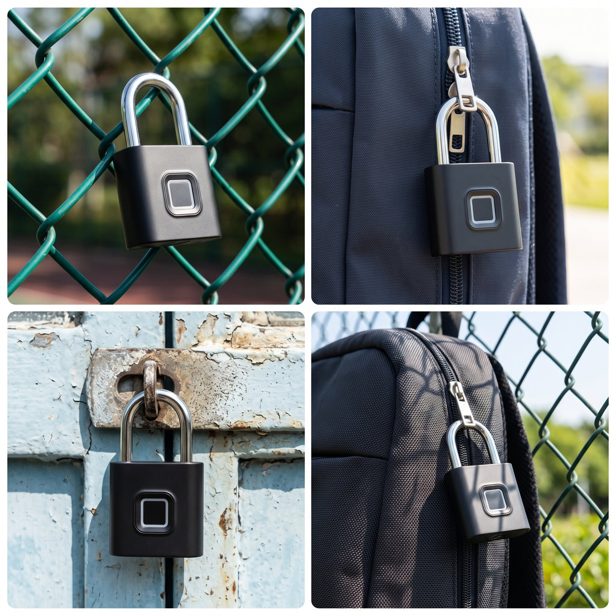 Rechargeable Smart Fingerprint Padlock