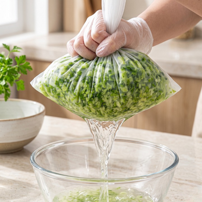 Reusable Kitchen Food Straining Filter Bag
