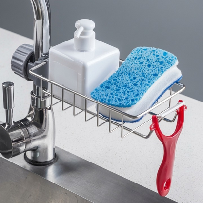 Stainless Steel Sink Sponge Holder Storage Rack