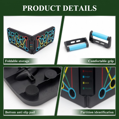 Multi-Grip Adjustable Push-Up Training Board