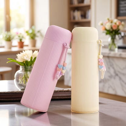 Elegant Pastel Love Travel Water Bottle