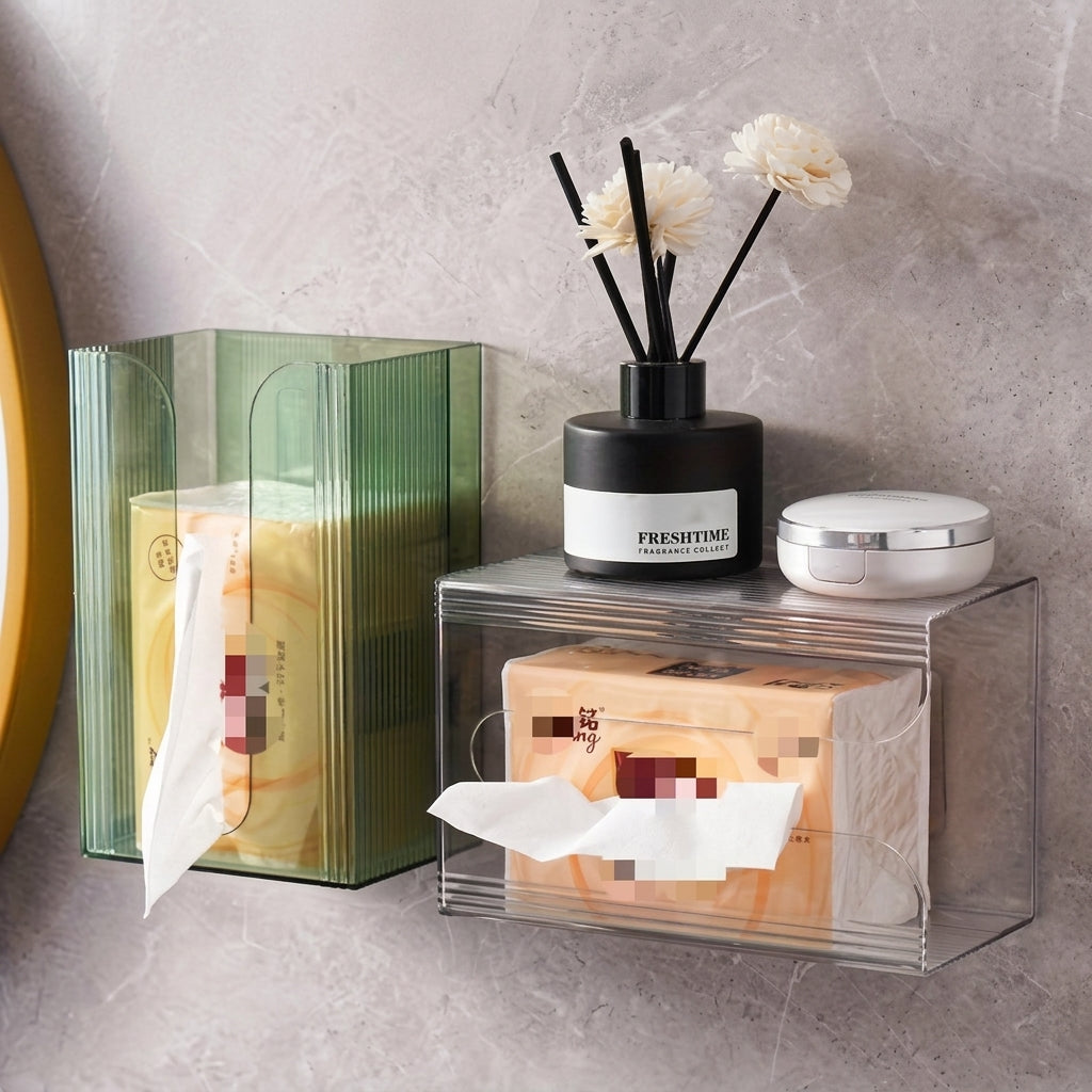 Wall Mounted Acrylic Tissue Box Holder