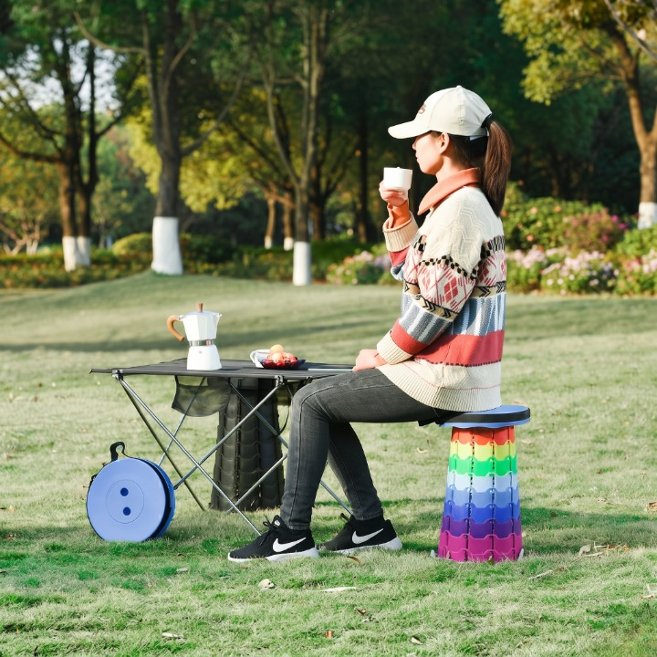 Multi-Color Telescopic Folding Chair