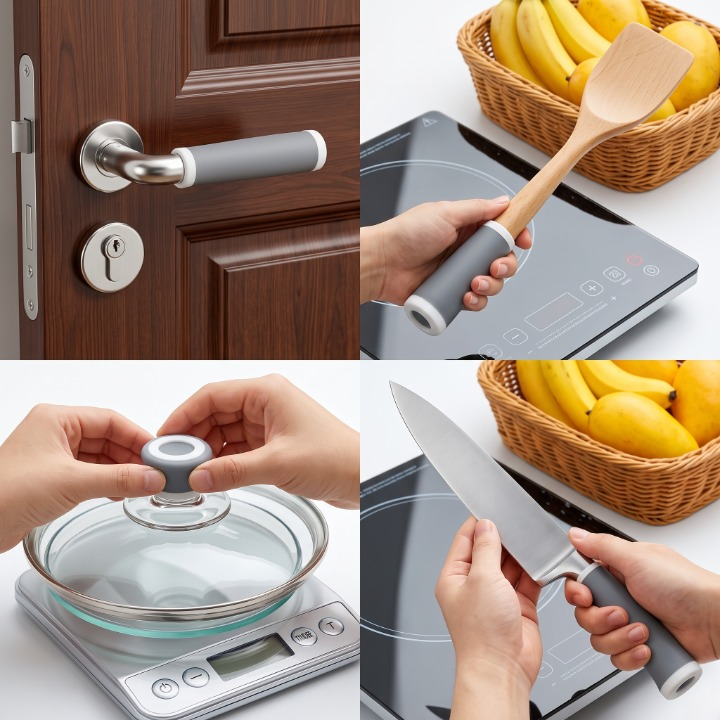 Round Silicone Heat Resistant Pot Handle Cover