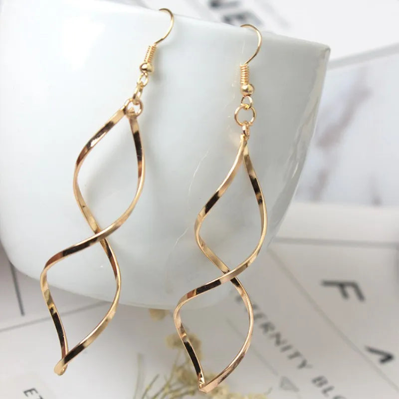 Wave Dangle Earrings