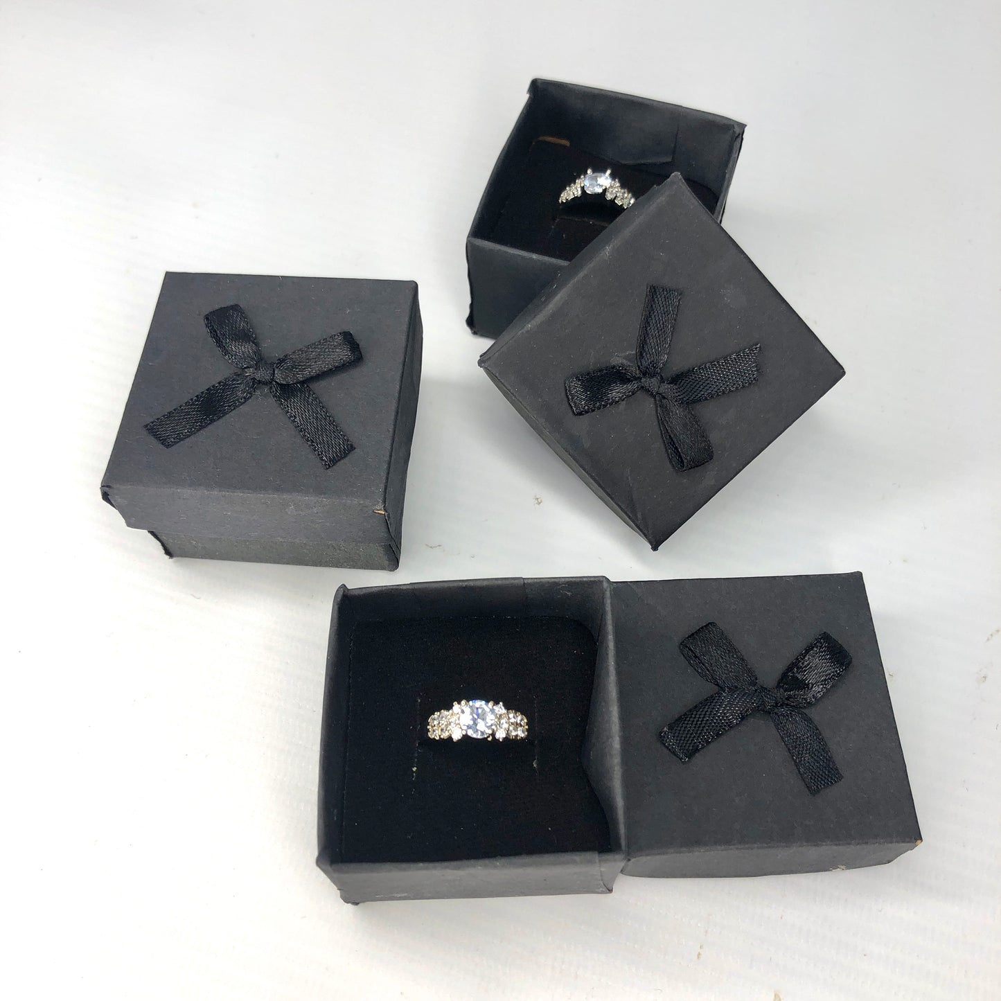 Black Colour Ring Box