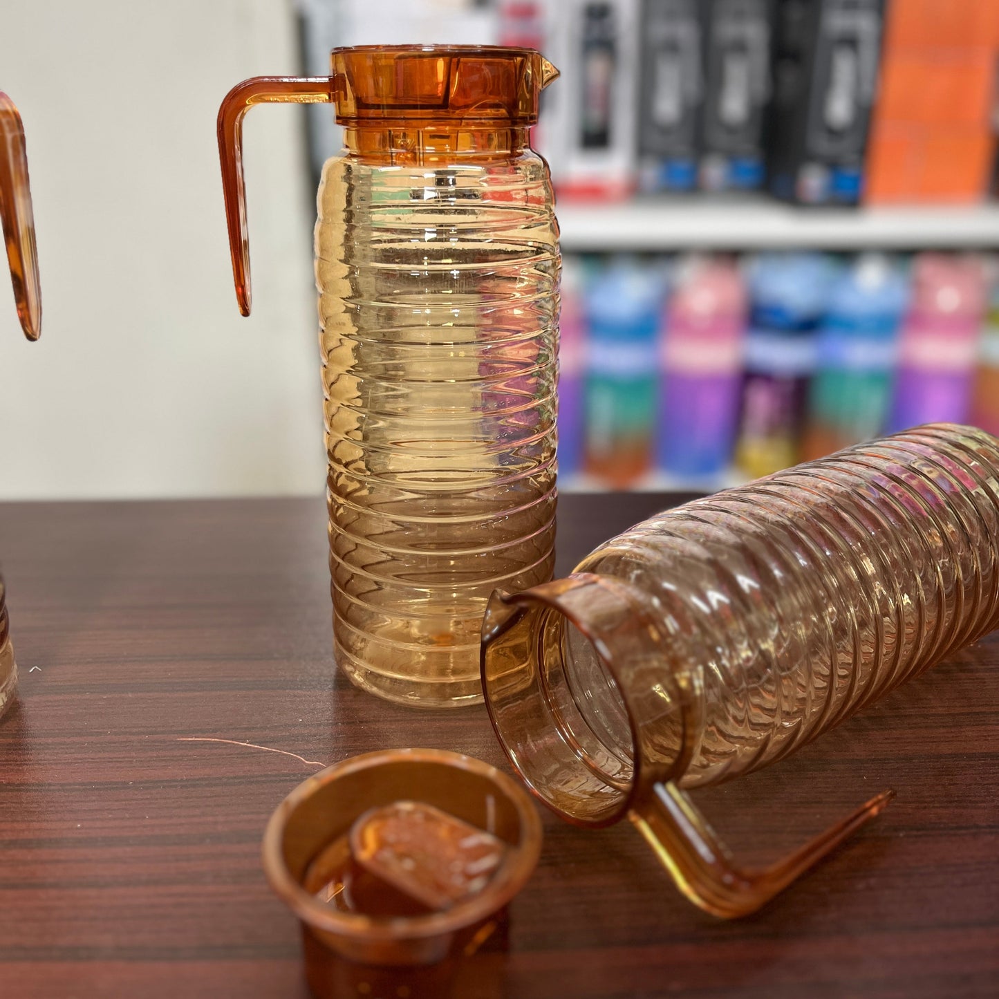 Plastic Spiral Party Jug With LId