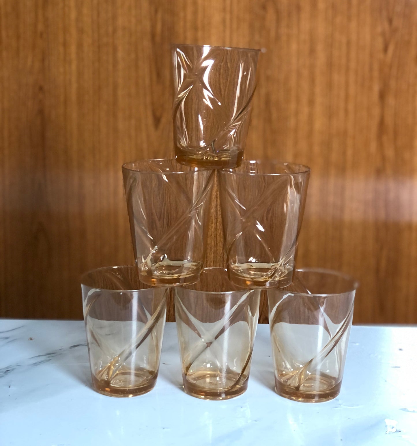 6pc Acrylic Glass Set