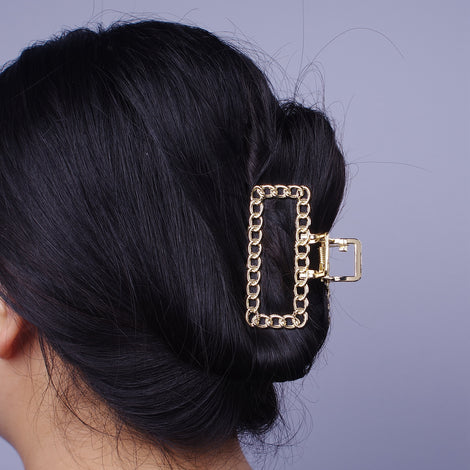 Metal Chain Claw Hair Clip