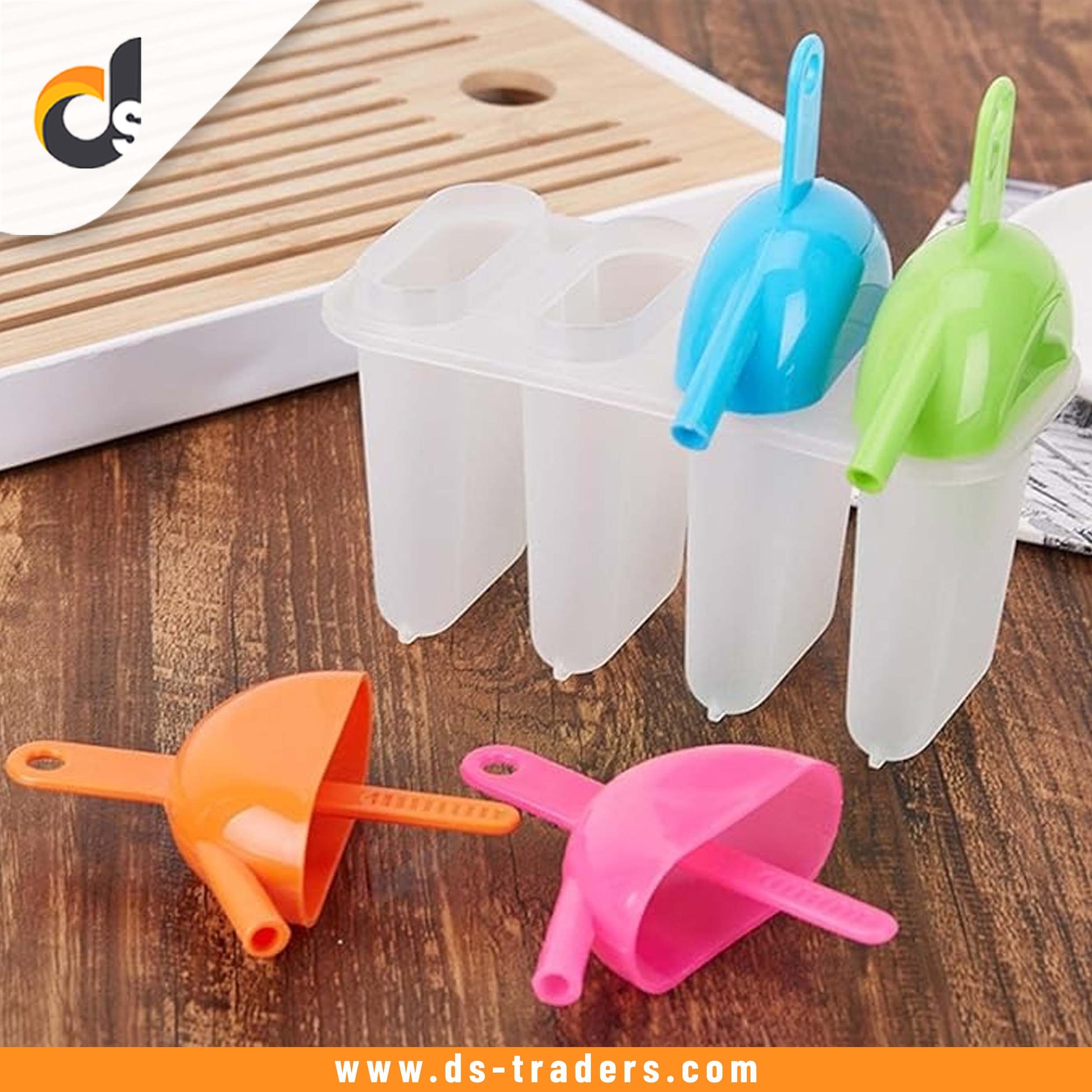 Ice Lolly Maker With Sipper Straw