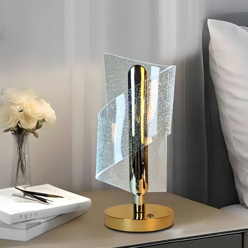 Rechargeable LED Crystal Table Lamp