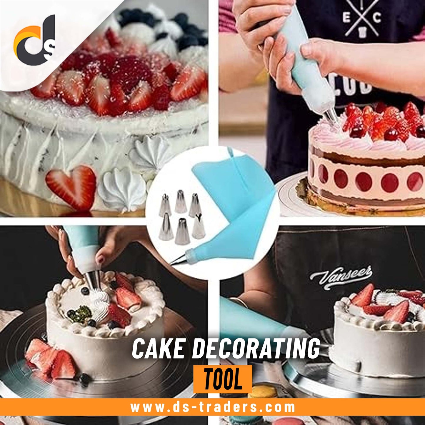 6Pcs/Set Cake Decorating Tool