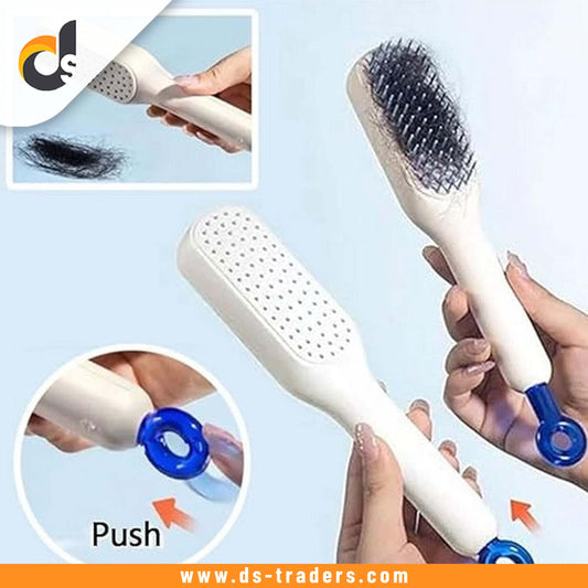 Magic Self Cleaning Hair Comb Brush