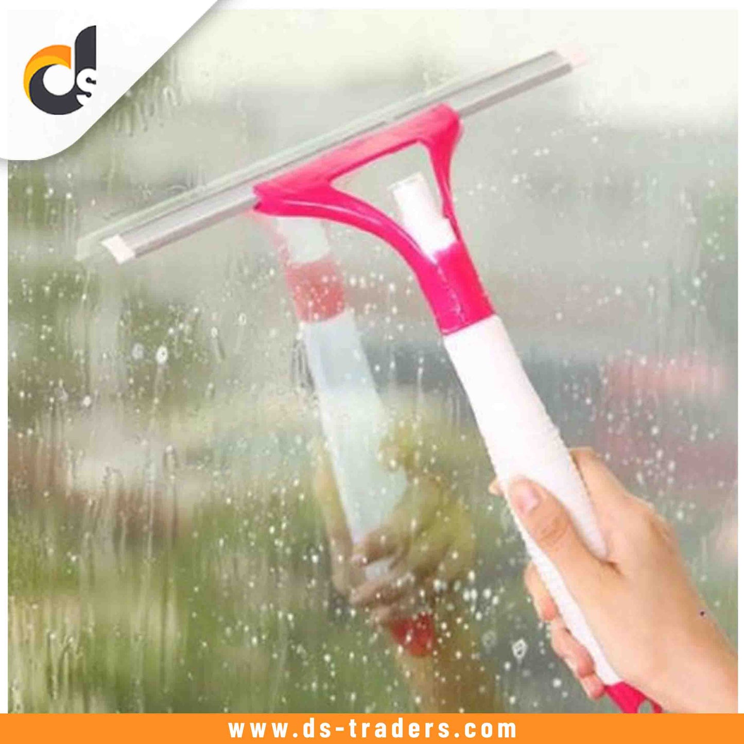 Multifunctional Glass Cleaner, 2 in 1 Spray Wiper