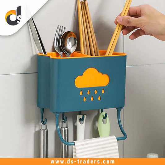 Multifunctional Wall mounted Cutlery Holder