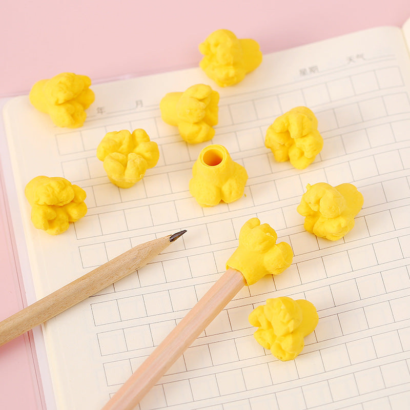 Creative Popcorn Style Eraser Pack