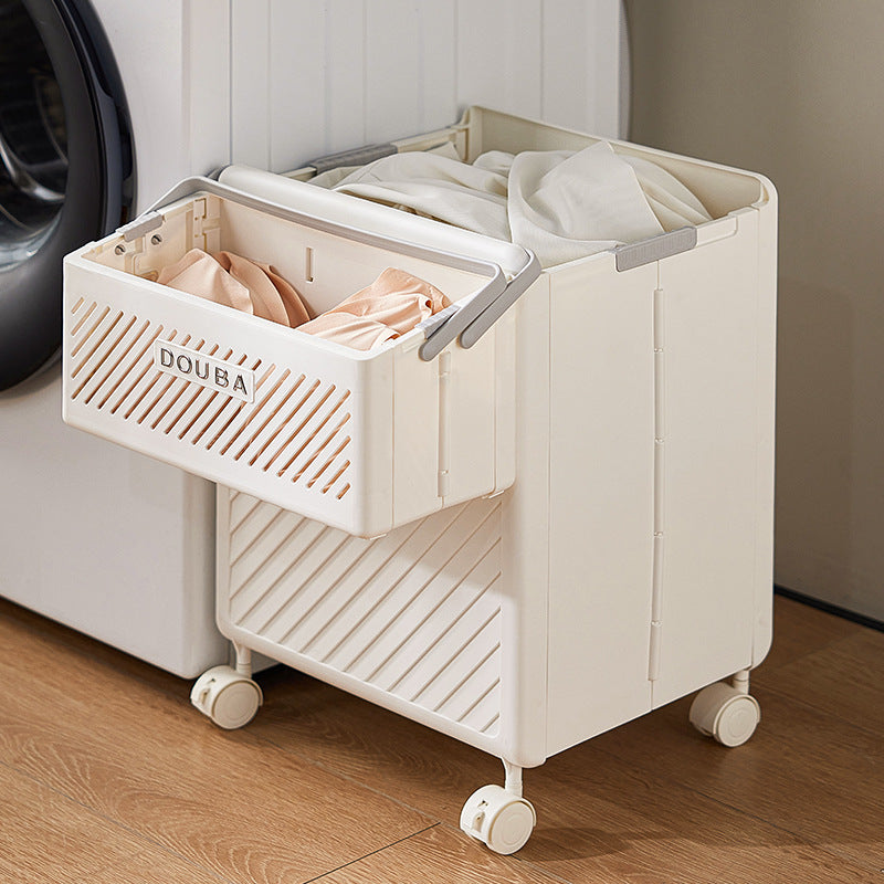 Foldable laundry Hamper basket with Wheels
