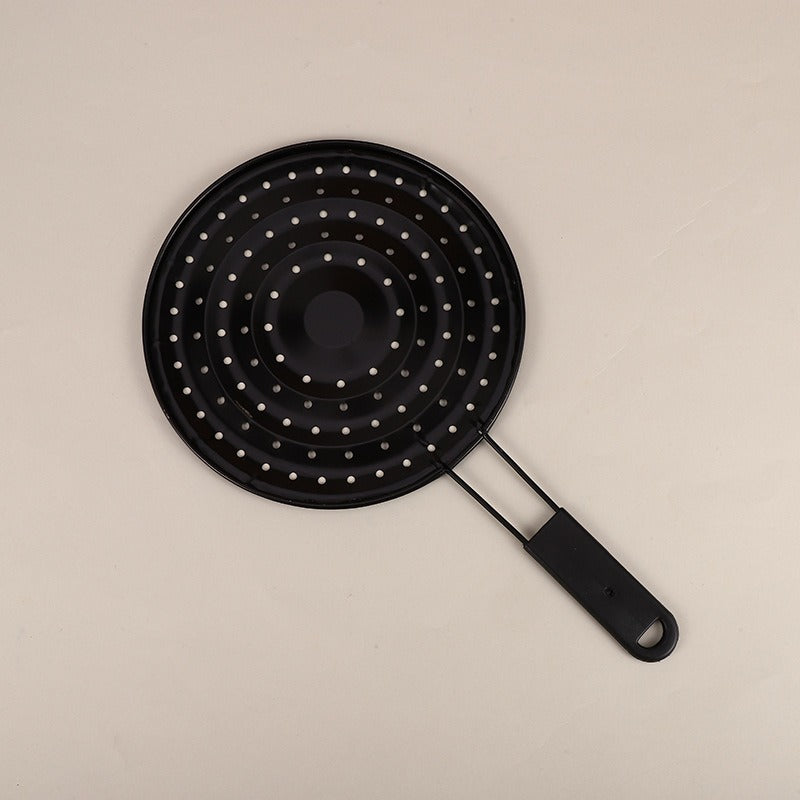 Simmer Ring Black Non Stick with Plastic Handle