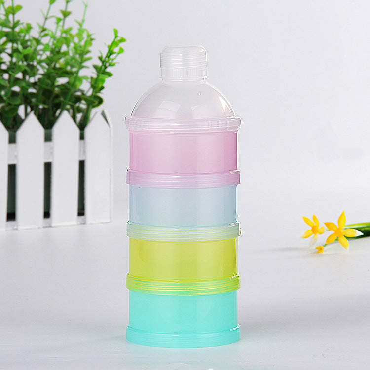 3 & 4 Layer Portable Milk Formula Dispenser Food Container  For Toddler