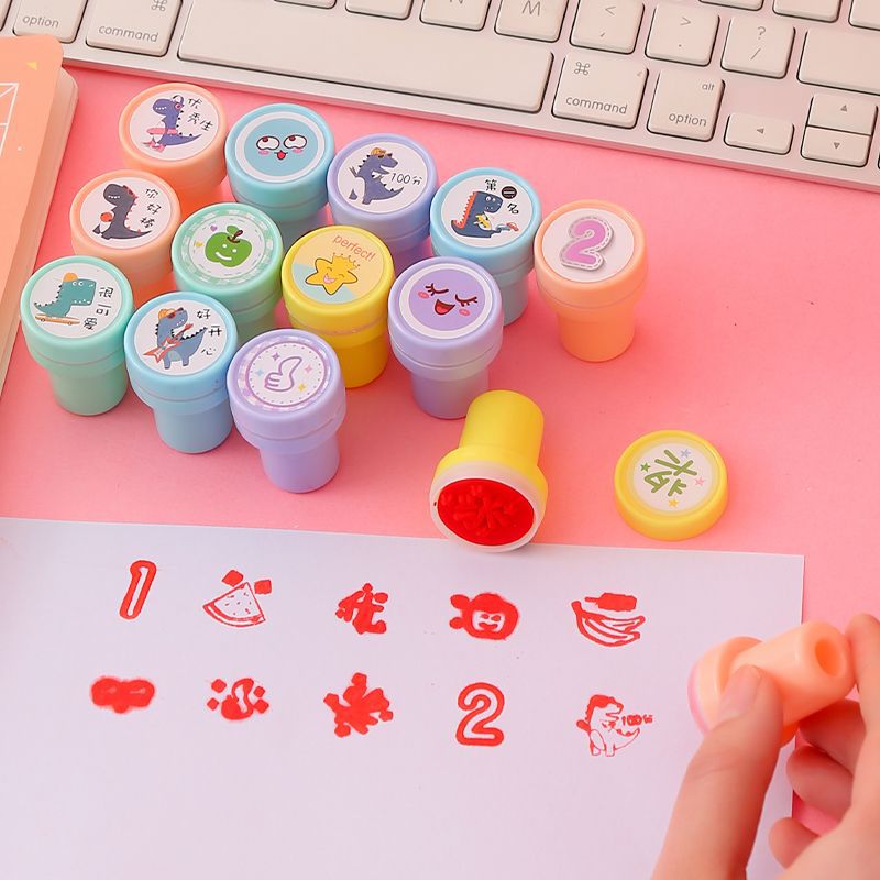 Pack Of 4 Fun Stamps (Random Design)