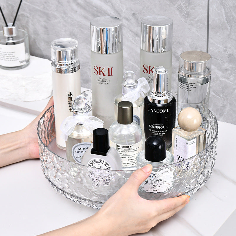 360 Rotatable Frosted Acrylic Multifunctional Tray