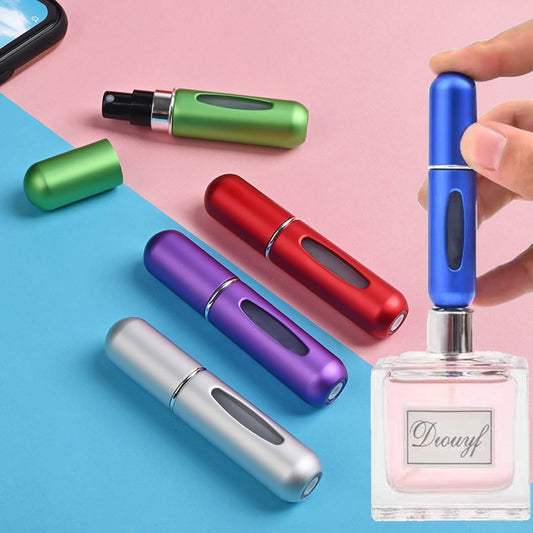 Portable Mini Refillable Perfume Bottle With Spray.