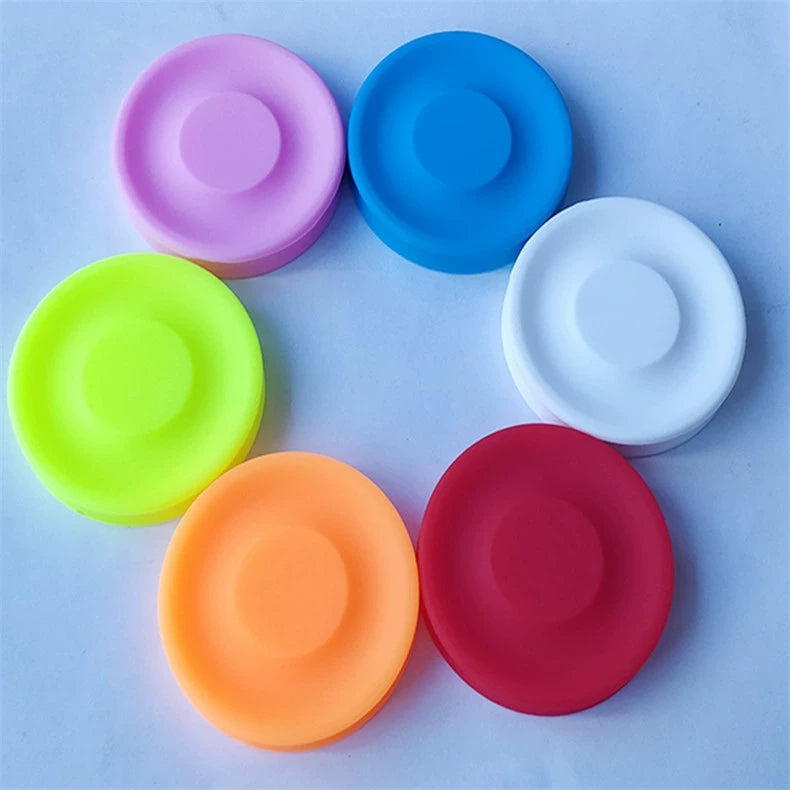 Creative Mini Silicon Frisbee Hand Push