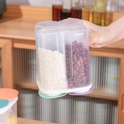 4 Grid Cereal Storage Container