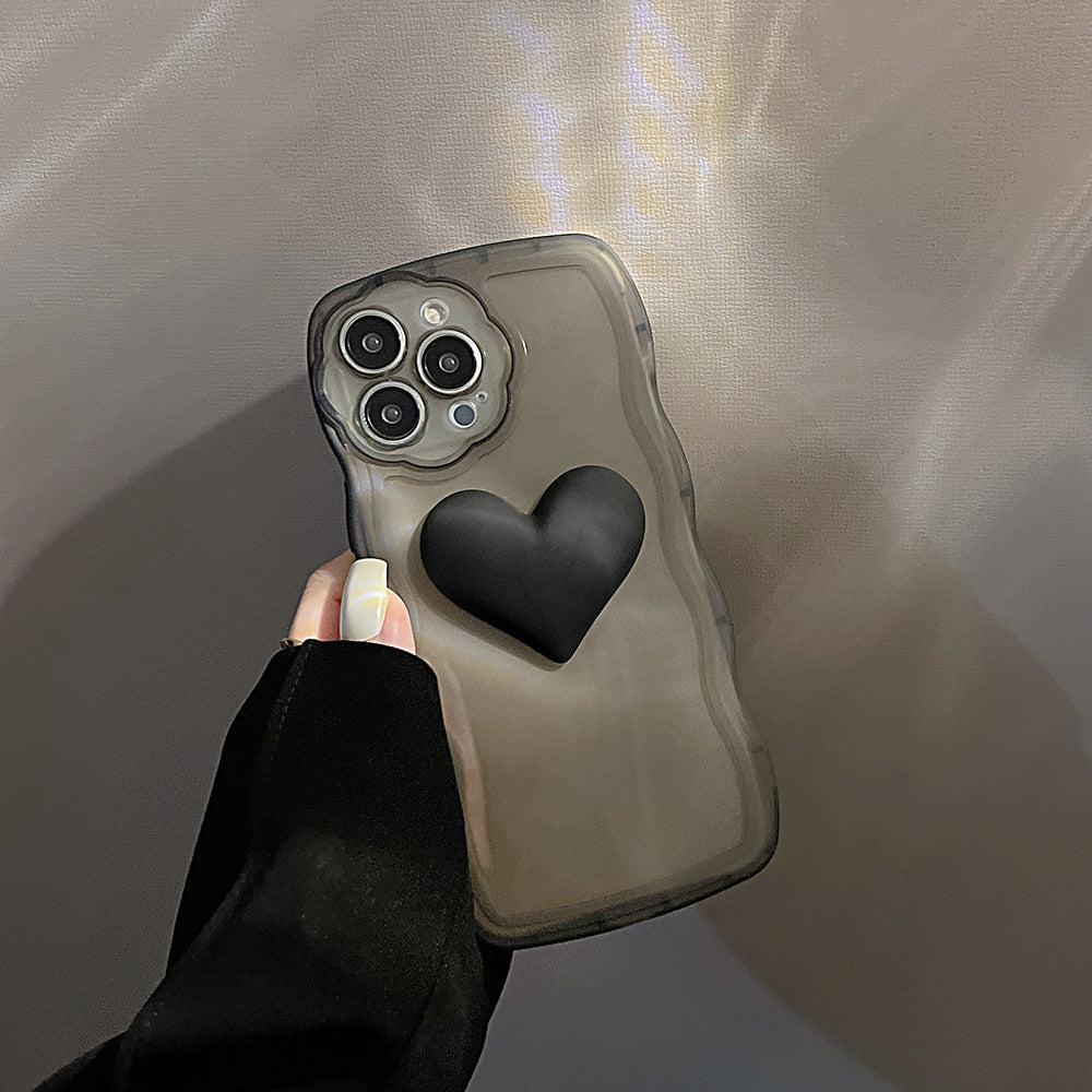 Black Heart - iPhone back cover only