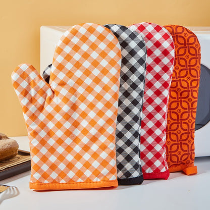 1 Pair Microwave Oven Pot Gloves (Random Color)