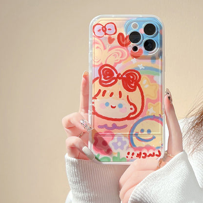 Happy - iPhone Case with Stand
