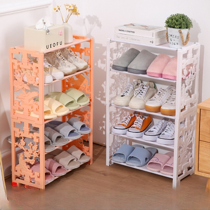 Space Saving Modern Shoe Storage Shelf 5-layer