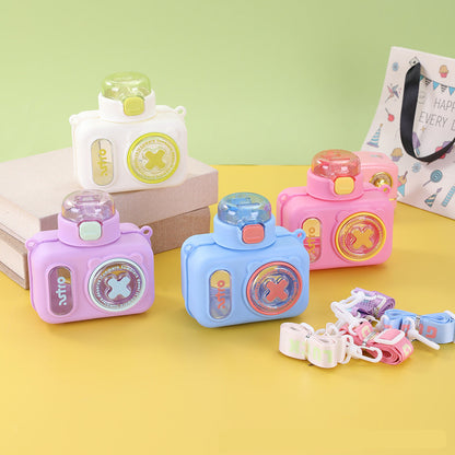 Colorful Cartoon Camera Shape Kids Bottle