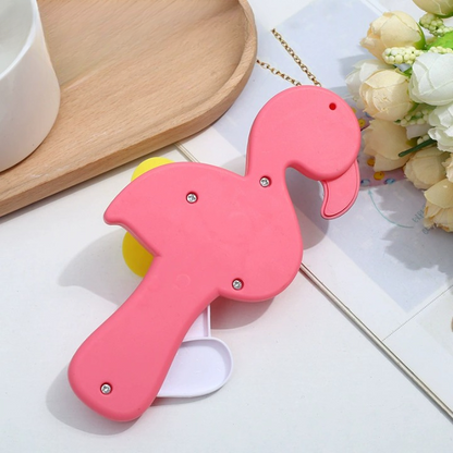 Flamingo Design Mini Hand Fan