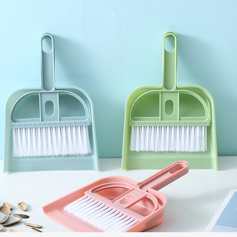 Mini Dustpan and Brush Set Cleaning Tool