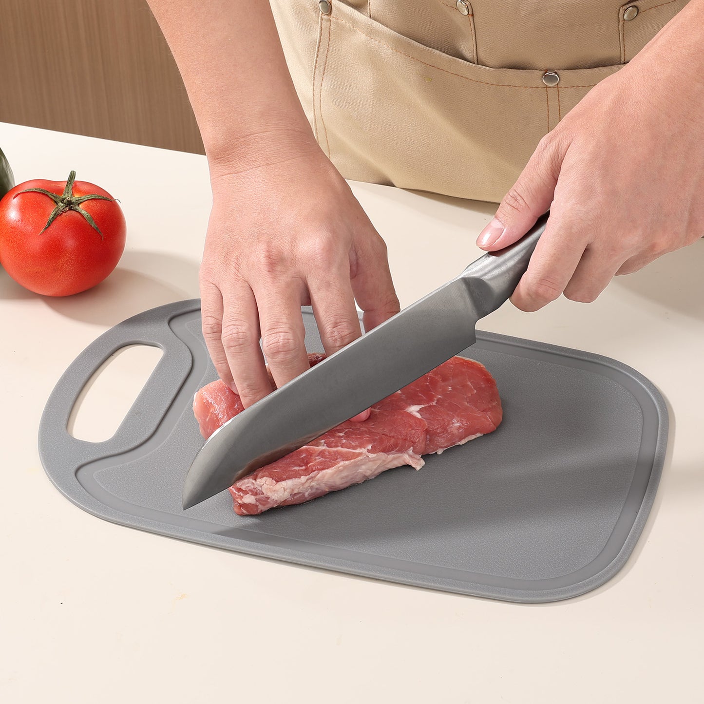 Nonslip Plastic Food Cutting Board