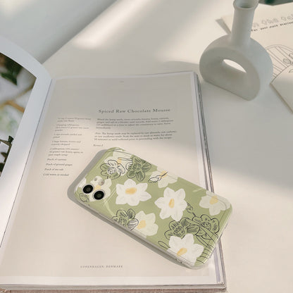 Green Flower - iPhone Case