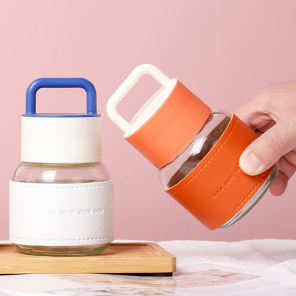 Mini Glass Water Bottle With Handle