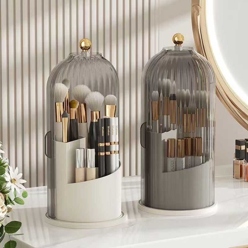360° Rotating Makeup Brush Holder